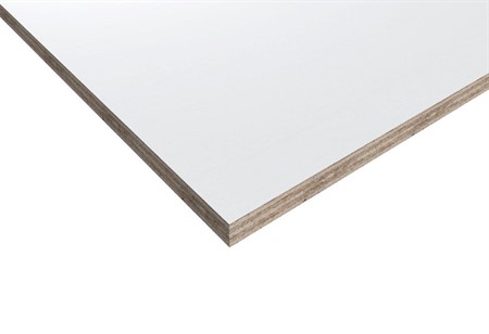 Karosseriply Vit slät 2-sid